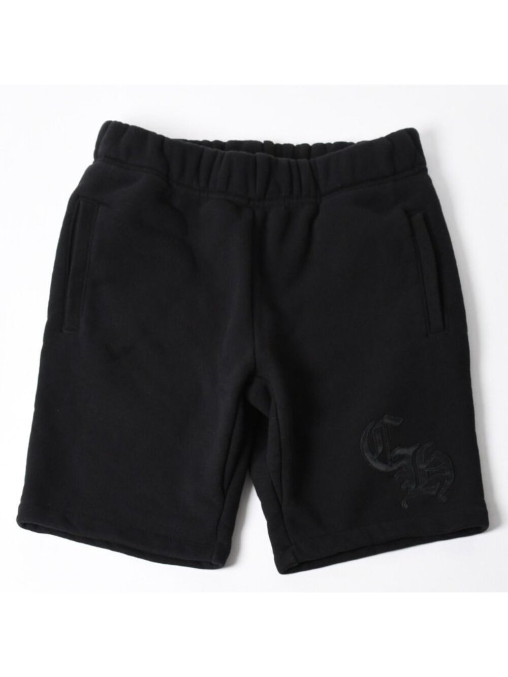 Chrome Hearts Logo Sweat Shorts S Cotton Black